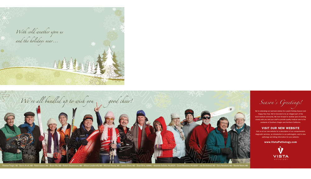 2009 Vista Pathology Holiday Card